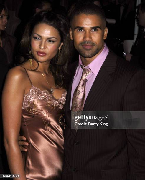 Gabrielle Richens and Shemar Moore during The 32nd Annual People's Choice Awards - Arrivals at Shrine Auditorium in Los Angeles, California, United...