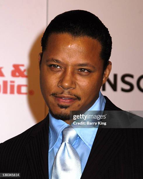 Terrence Howard during Lionsgate and Showtime Host A Celebration For The Golden Globe Nominees "Crash" and "Weeds" at Mortons in Los Angeles,...