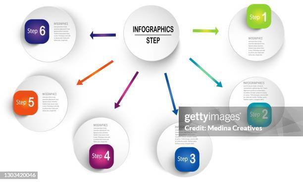infographic template. steps options elements infographic template for website, ui apps, business presentation. - 3 column infographic stock illustrations
