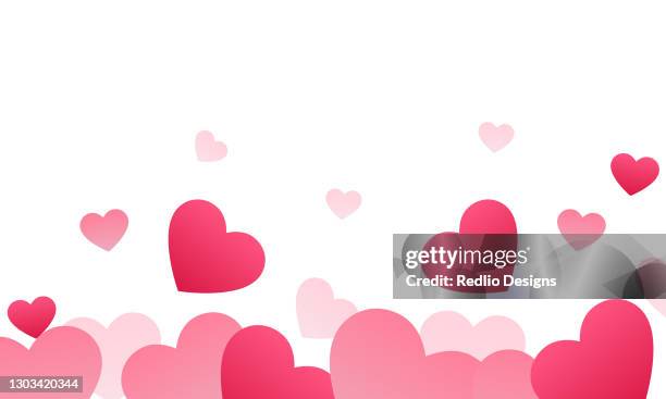 illustrazioni stock, clip art, cartoni animati e icone di tendenza di illustrazione stock cuori di san valentino - rappresentare