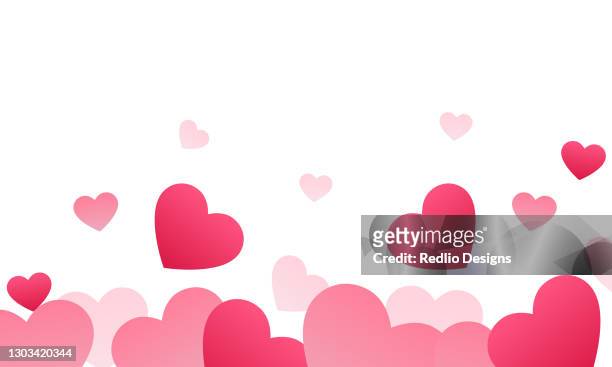 valentine hearts stock illustration - heart stock illustrations