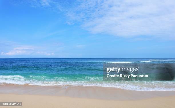 scenic view of nusa dua beach - nusa dua stock pictures, royalty-free photos & images