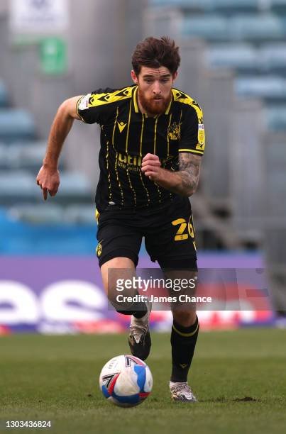 Jack Baldwin of Bristol Rovers runs with the ball during the Sky Bet League One match between Gillingham and Bristol Rovers at MEMS Priestfield...