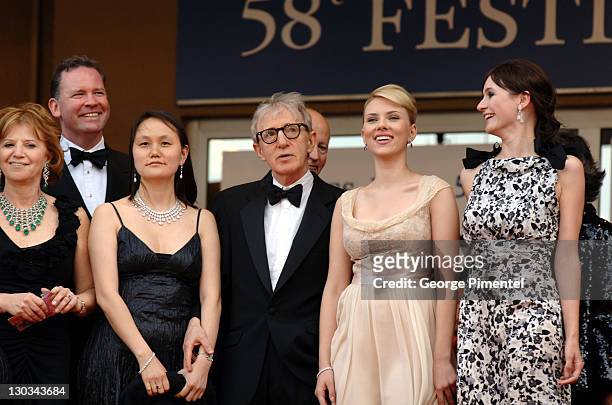 Jonathan Rhys-Meyers, Soon-Yi Previn, Woody Allen, Scarlett Johansson and Emily Mortimer