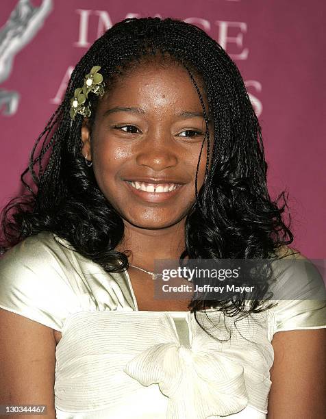 Keke Palmer during 36th NAACP Image Awards - Press Room at Dorothy Chandler Pavilion in Los Angeles, California, United States.