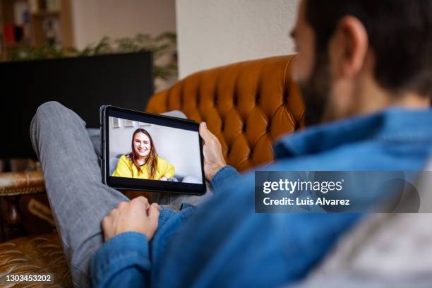 couple dating online - lonely hearts stock pictures, royalty-free photos & images