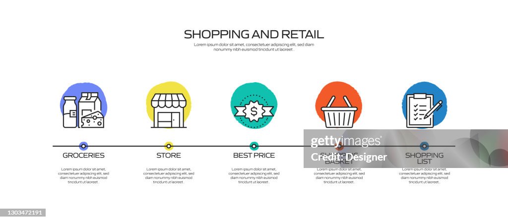 Retail Workflow Examples Shopping And Retail Related Process Infographic Template Process ...