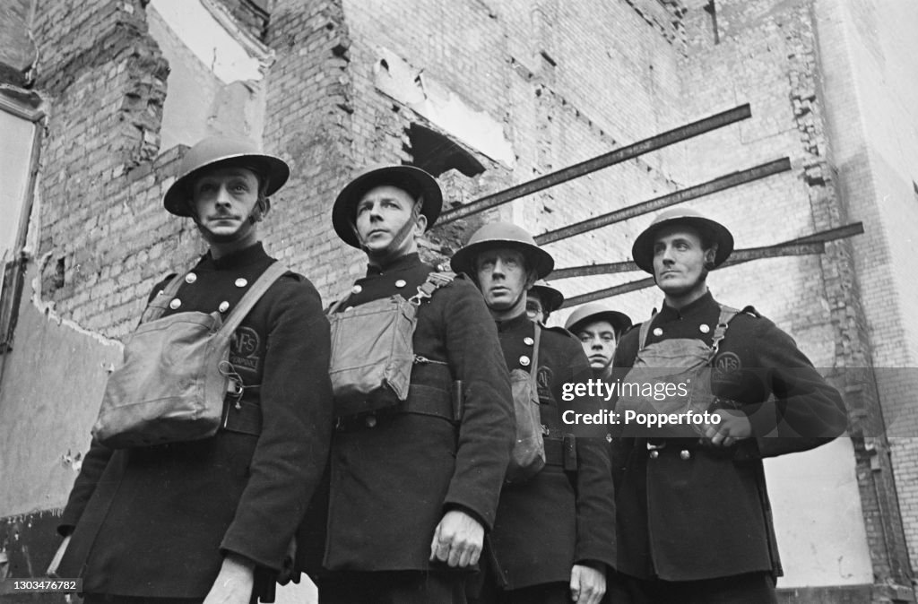 Liverpool Firemen In Wartime