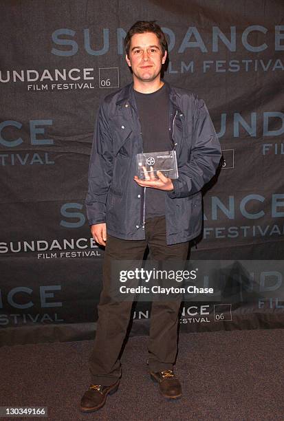 Christopher Quinn, director of "God Grew Tired of Us" and winner of the Grand Jury Prize for Documentary