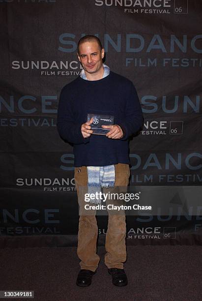 Dito Montiel, director of "A Guide to Recognizing Your Saints" and winner of the Special Jury Prize for Best Ensemble Performance in a Drama