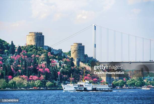 rumeli fort - bosphorus stockfoto's en -beelden