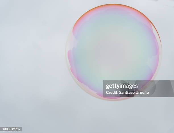 soap bubble floating in the air - blase stock-fotos und bilder