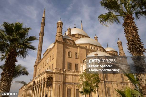 the great mosque of muhammad ali, cairo, egypt, north africa, africa - cidadela do cairo imagens e fotografias de stock