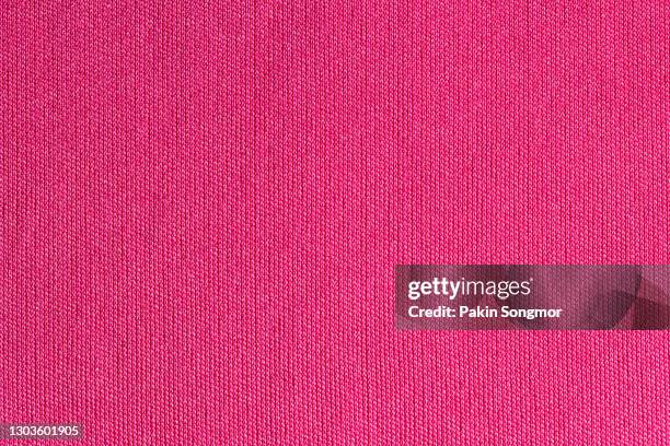 pink fabric cloth polyester texture and textile background. - pink jersey imagens e fotografias de stock