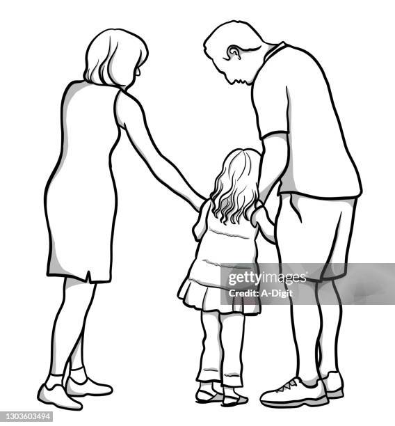 pleasedon'tgodad - custody stock illustrations