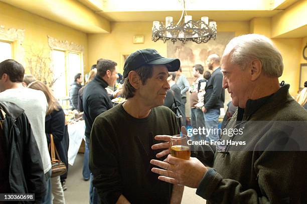 Alan Rosenberg and Scott Wilson during 2006 Sundance Film Festival - SAG Indie Brunch 2 at Cafe Terigo in Park City, Utah, United States.