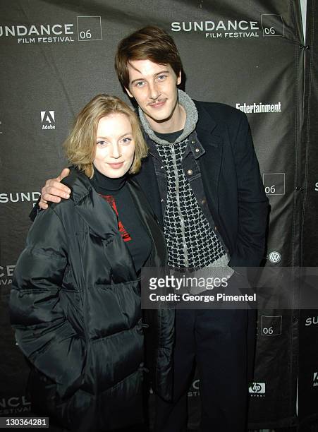 Sarah Polley and Gabriel Mann during 2006 Sundance Film Festival - "Don't Come Knocking" Premiere at 345 Main Street in Park City, Utah, United...