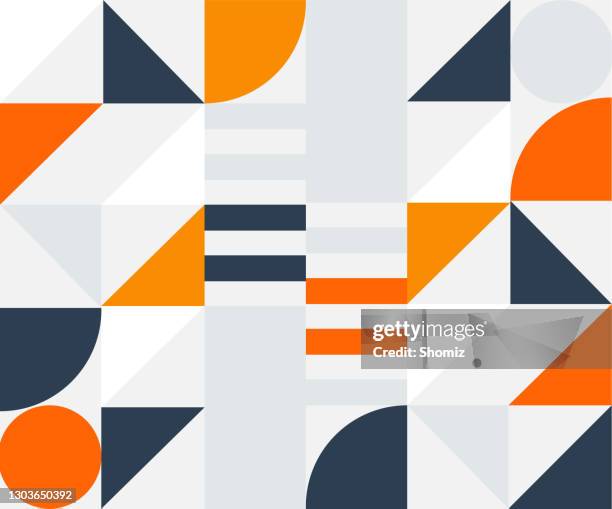 duotone colors abstract vector pattern design - postmodern stock illustrations