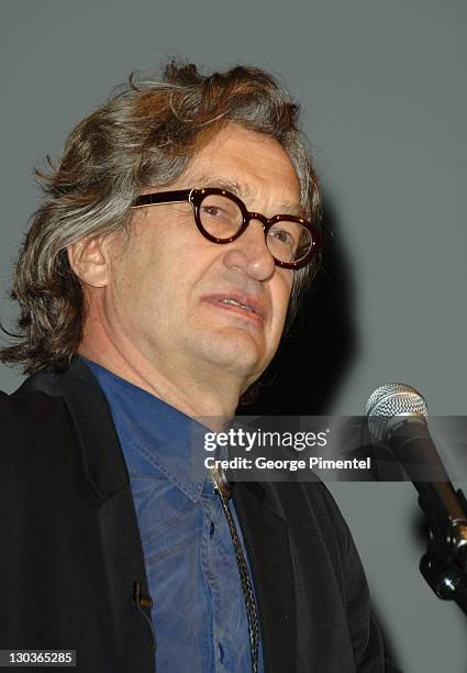 Wim Wenders during 2006 Sundance Film Festival - "Don't Come Knocking" Premiere at 345 Main Street in Park City, Utah, United States.