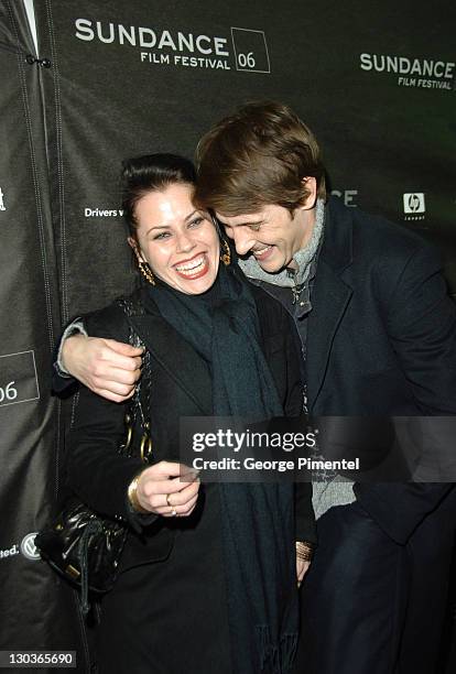 Fairuza Balk and Gabriel Mann during 2006 Sundance Film Festival - "Don't Come Knocking" Premiere at 345 Main Street in Park City, Utah, United...