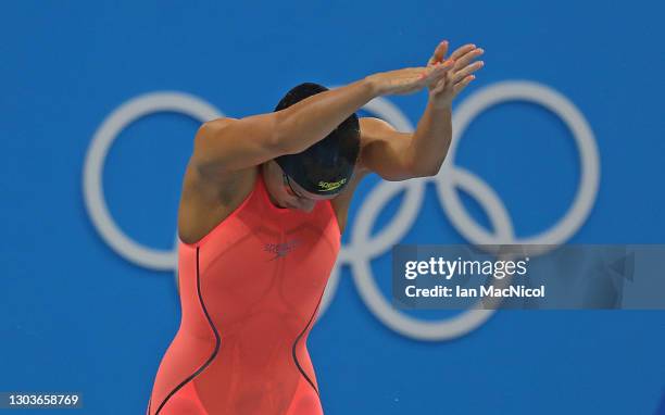 Yulia Efimova of Russia competes in the semi final of the Women's 100m Breaststroke final during Day 2 of the Rio 2016 Olympic Games at Olympic...