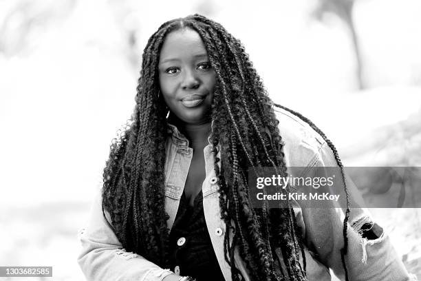 Playwright Jocelyn Bioh is photographed for Los Angeles Times on October 9, 2020 in New York City. PUBLISHED IMAGE. CREDIT MUST READ: Kirk McKoy/Los...