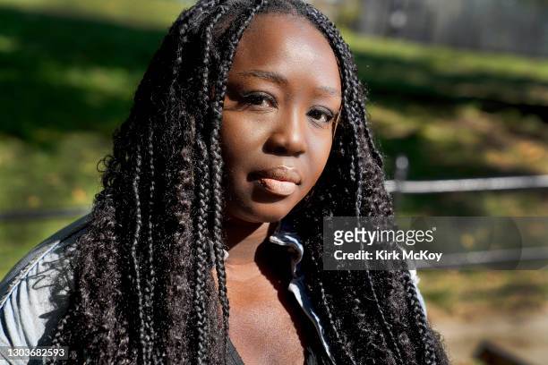 Playwright Jocelyn Bioh is photographed for Los Angeles Times on October 9, 2020 in New York City. PUBLISHED IMAGE. CREDIT MUST READ: Kirk McKoy/Los...