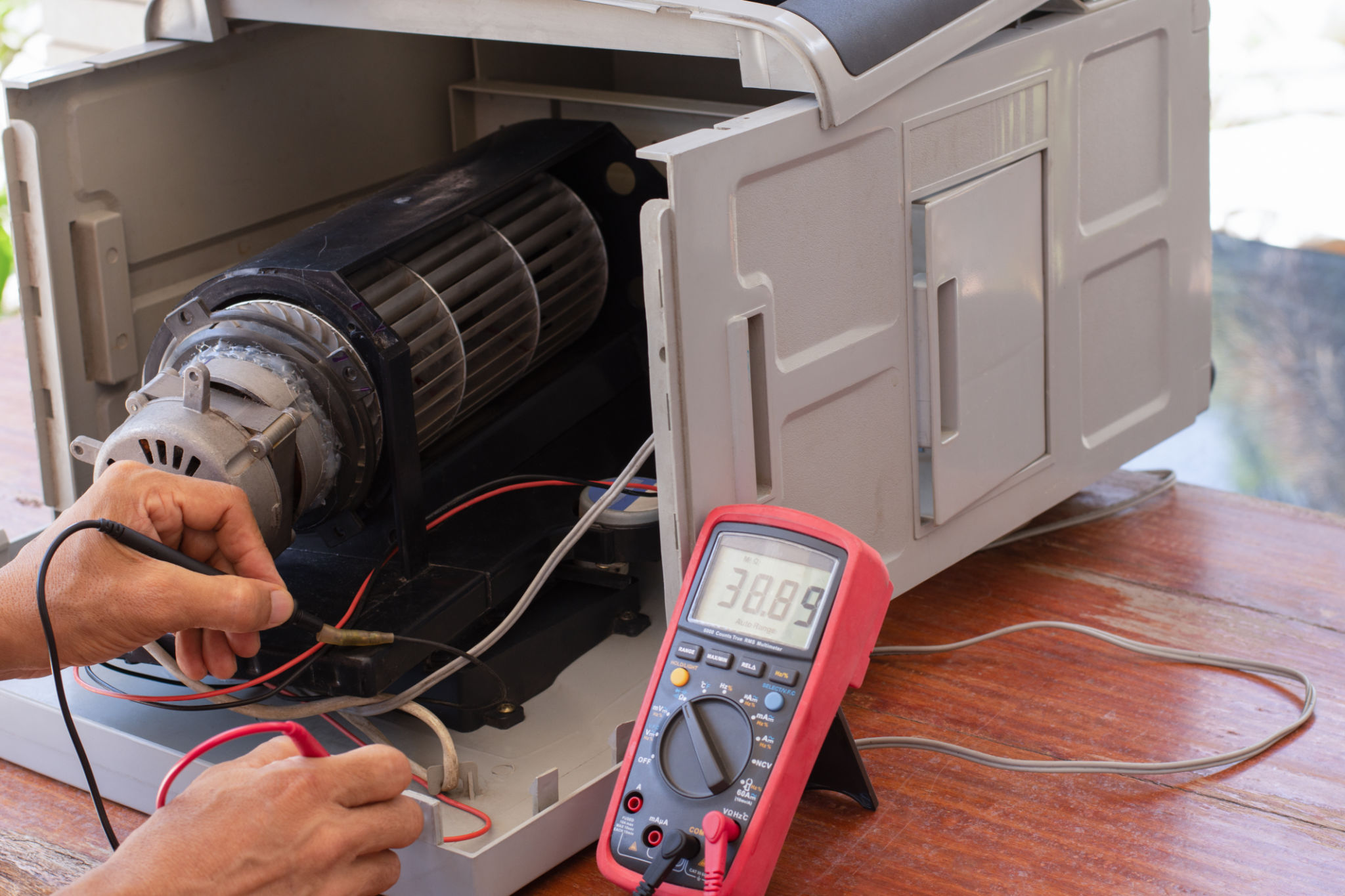 fan motor inspection