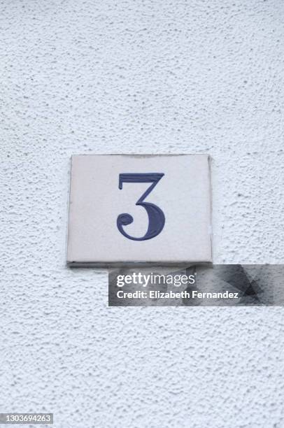 Building Numbers 3 House Number 3 Photos and Premium High Res Pictures - Getty Images
