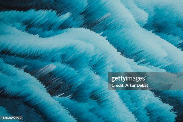 digital abstract background with 3d effect. - micro ondas imagens e fotografias de stock
