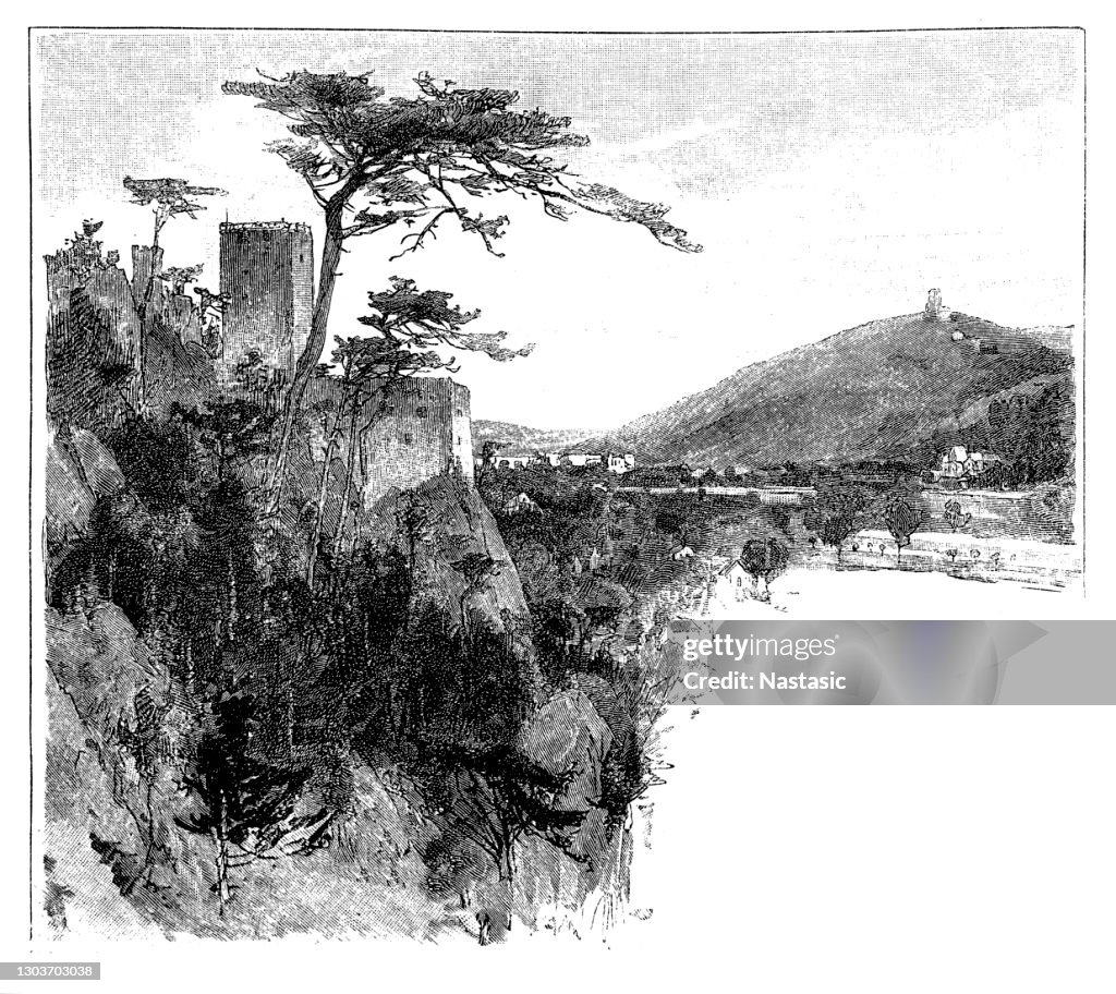 Rauhenstein castle in the district of Baden near Vienna