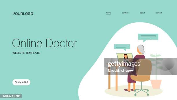 online doctor - over 80 stock illustrations