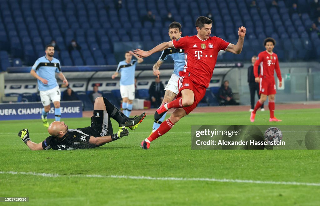 SS Lazio v Bayern Muenchen - UEFA Champions League Round Of 16 Leg One