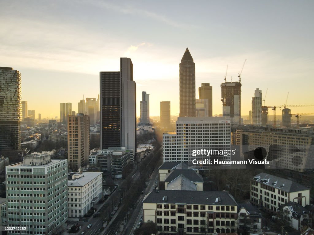 Aerial Shot Frankfurt