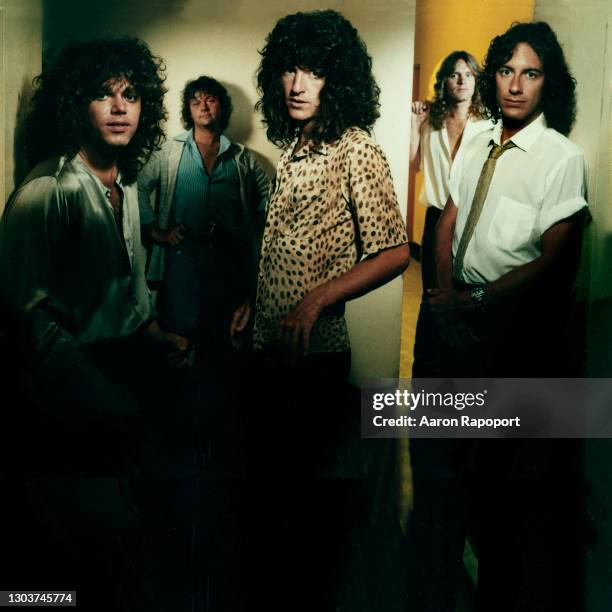 Los Angeles Members of the group REO Speedwagon pose for a portrait in Hollywood, California