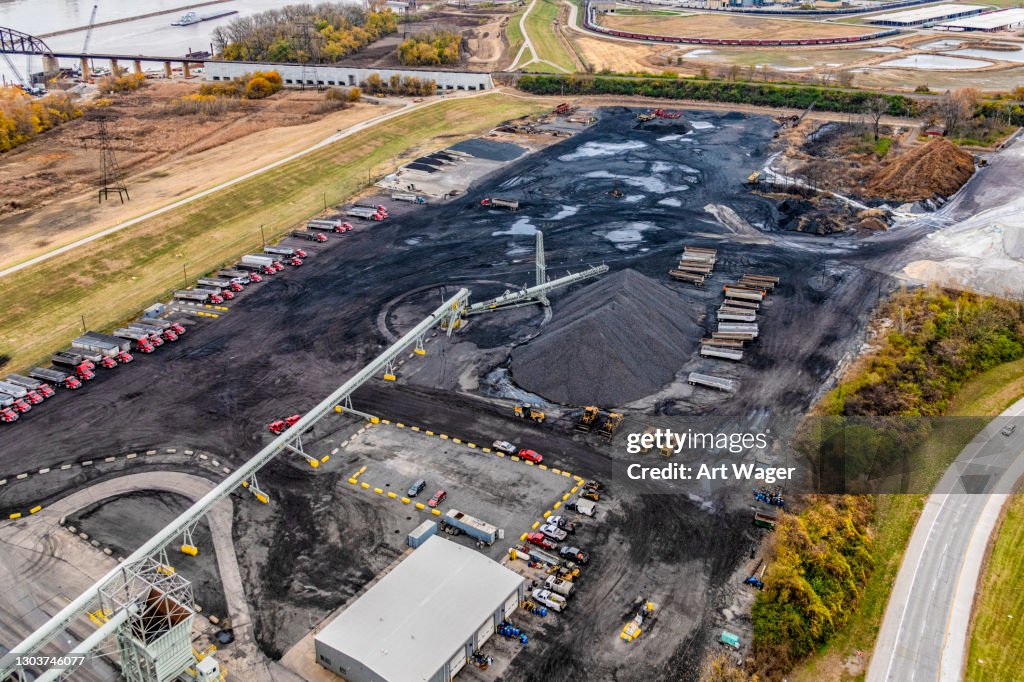 Coal Distribution Facility Aerial