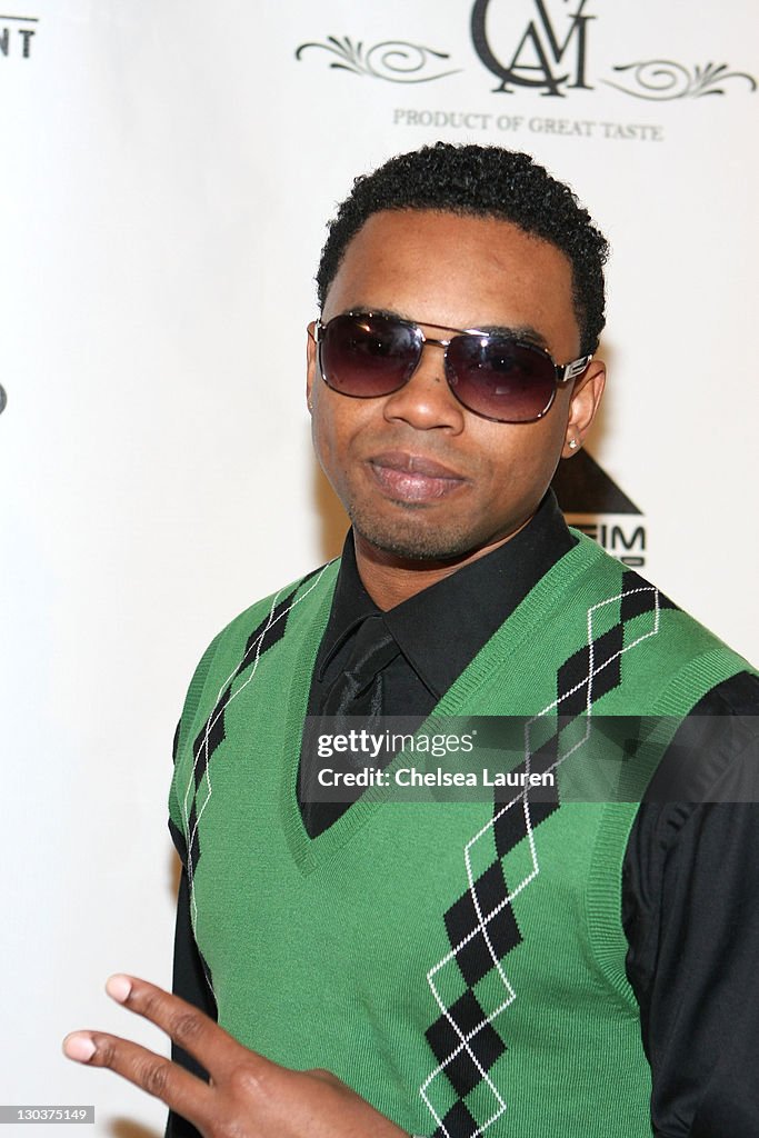 Ay Rapper R&B artist AY arrives at Ne-Yo's Gold Carpet Grammy Post Party at ...