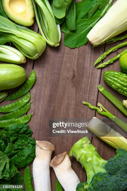 green fruits and vegetables - karité photos et images de collection