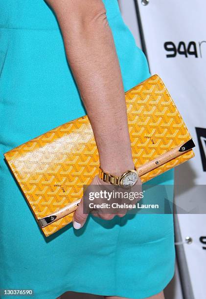 Television personality April Roomet attends the New Era & 944 Magazine Pre-Grammy Party at Studio 944 on February 7, 2009 in Hollywood, California.