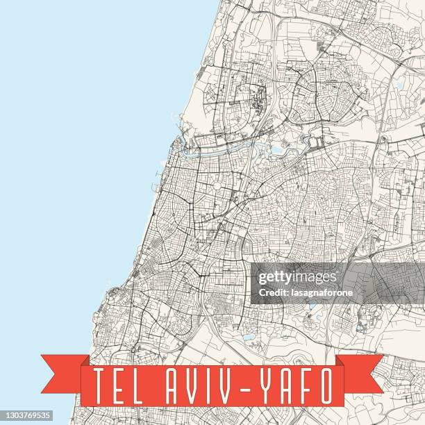 Tel Aviv Map Photos and Premium High Res Pictures - Getty Images