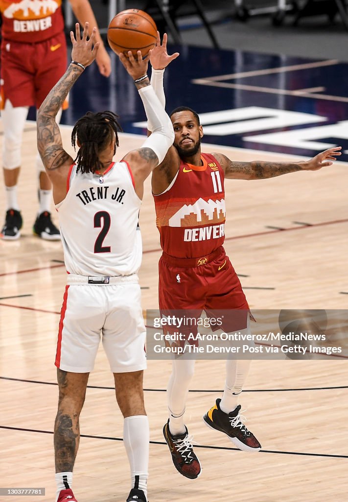 DENVER NUGGETS VS PORTLAND TRAIL BLAZERS, NBA