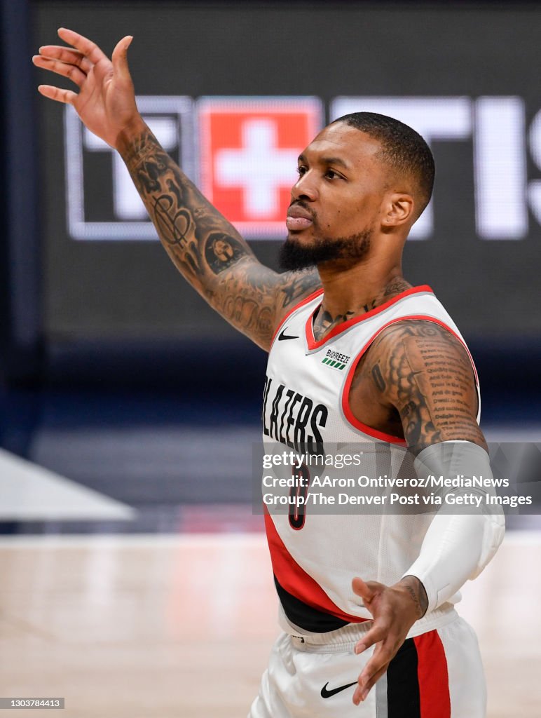 DENVER NUGGETS VS PORTLAND TRAIL BLAZERS, NBA