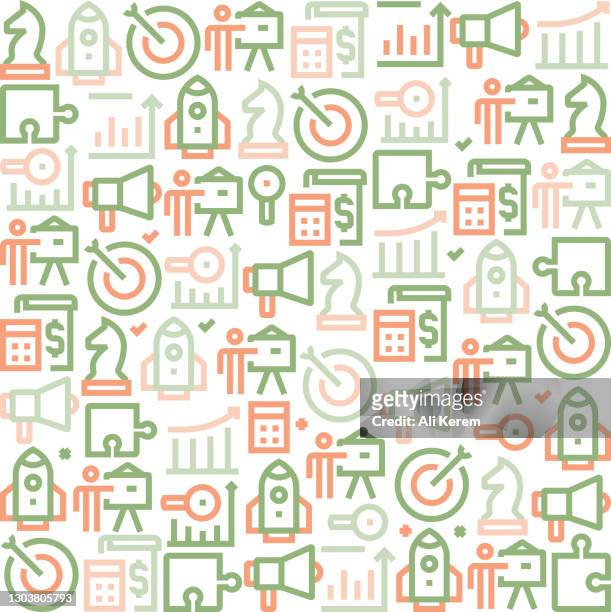business plan pattern - accounting background stock illustrations