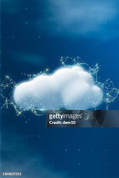 cloud computing and social network concept - cloud computing stock pictures, royalty-free photos & images