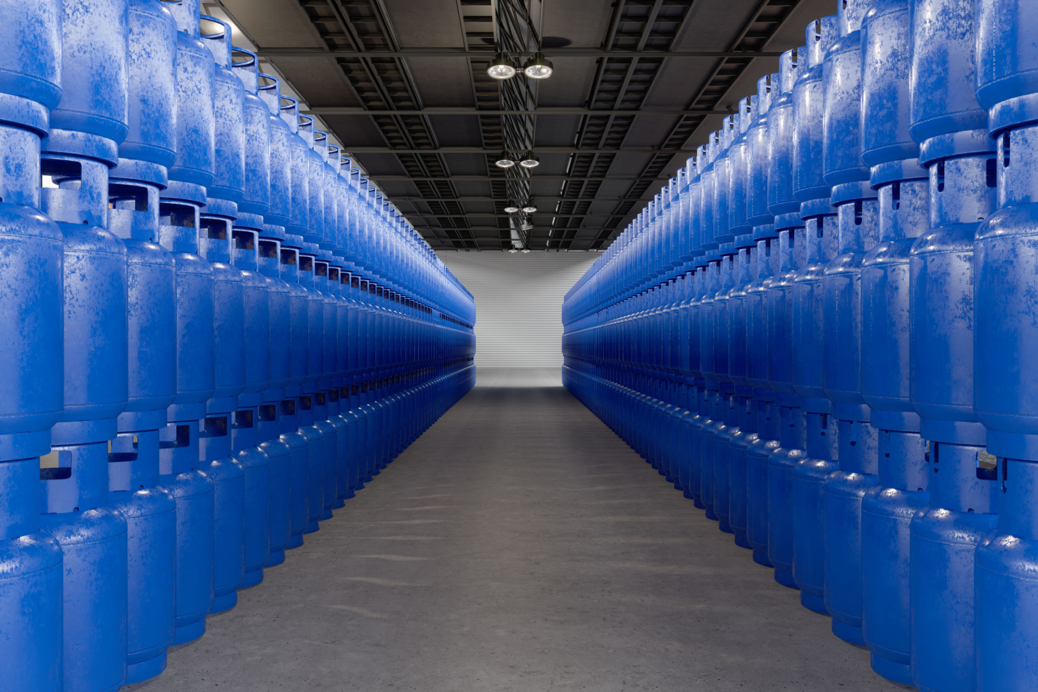 gas cylinder storage