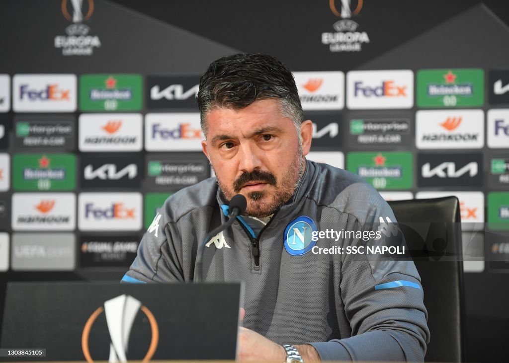 SSC Napoli Training Session & Press Conference