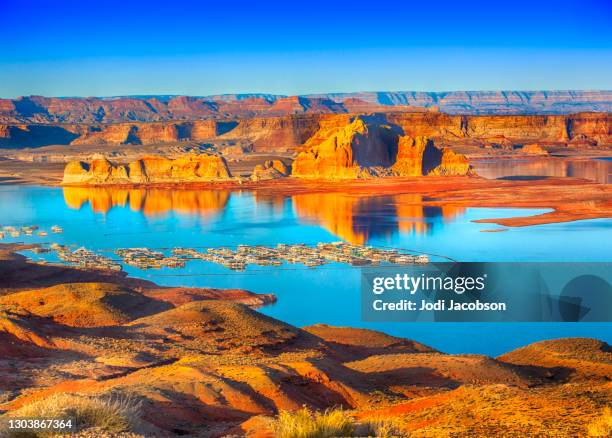 wahweep, arizona - lake powell stock pictures, royalty-free photos & images