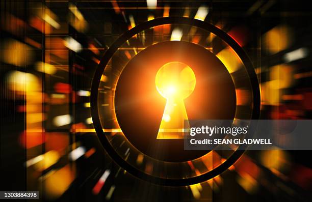 keyhole abstract - unlocking concept stock pictures, royalty-free photos & images