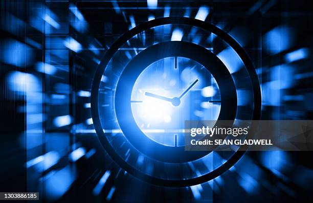 time abstract - digital clock - fotografias e filmes do acervo