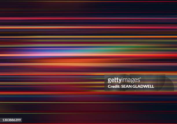 vibrant abstract lines - op een rij stockfoto's en -beelden